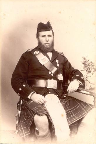 Portrait Of Hugh Brown, John Brown's Brother, In Full Highland Dress