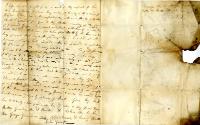 Letter to George Grant from brother, John, 1821 about his time in India