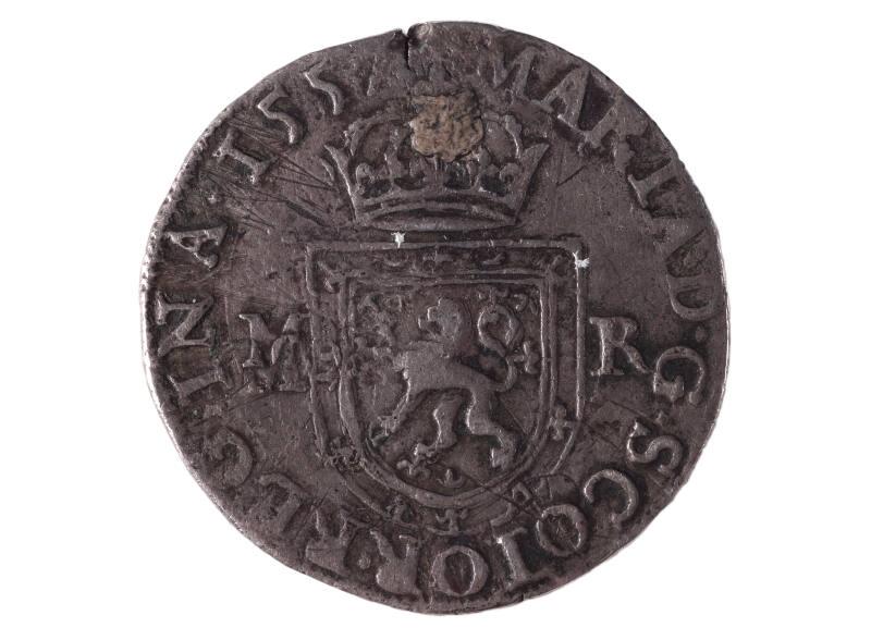 Testoon (Type IIIa : Mary Queen of Scots)