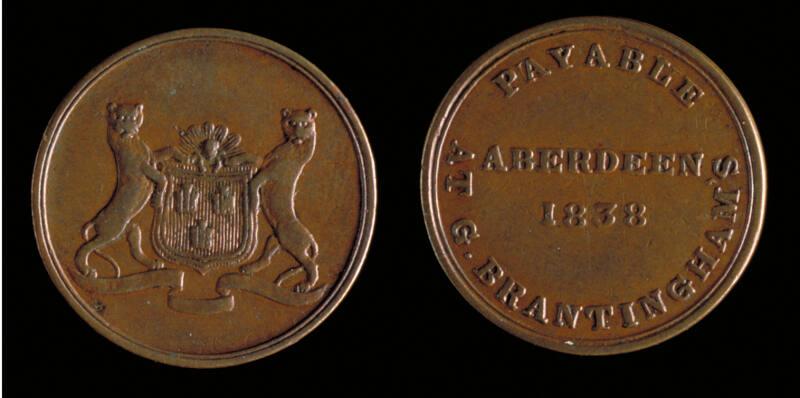 1/4d Size Token (Brantingham)