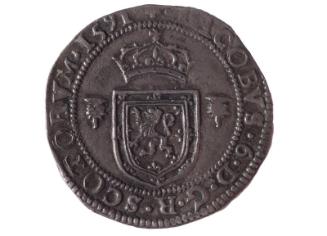 Balance Half-merk (Sixth Coinage : James VI)