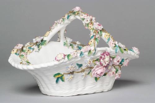 Floral Porcelain Basket – Works – eMuseum