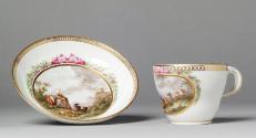 Landscape Teacup and Saucer