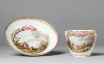 Landscape Teacup and Saucer