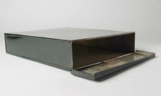 Black Rectangular Tin Box
