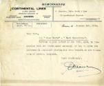 The John Cook Papers: memorandum relating to collision between Glen Derry and West Vlaanderen