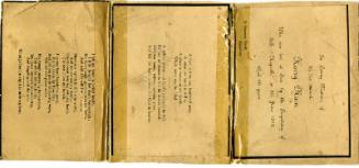 Memorial Card for Harry Main, lost as a result of the torpedoing of the S.S. "Hogarth", 8th Jun…