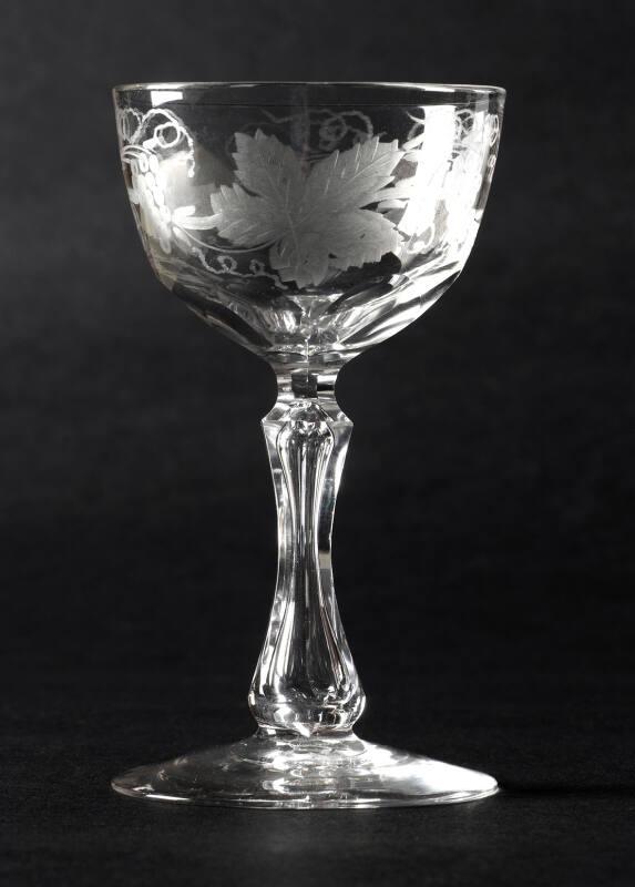 Pair of Baluster Stem Glasses