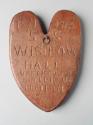 Commemorative Plaque Carved From Wood To Memorialise The Wreck Of S.S.Wistow Hall