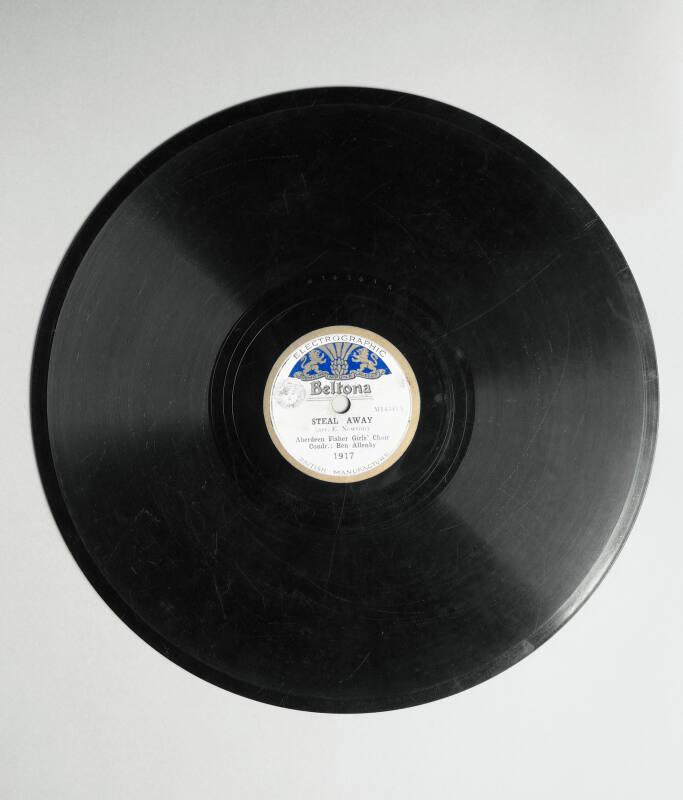 78 Rpm Record By Aberdeen Fisher Girl's Choir, 1917