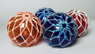 Four Glass Net Floats