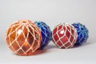 Four Glass Net Floats