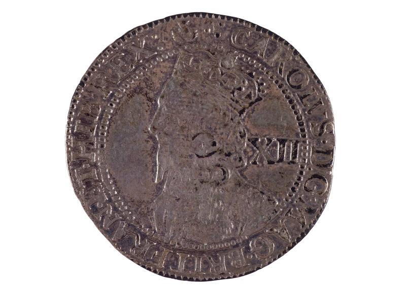 Twelve Shillings (Third Coinage : Charles I)