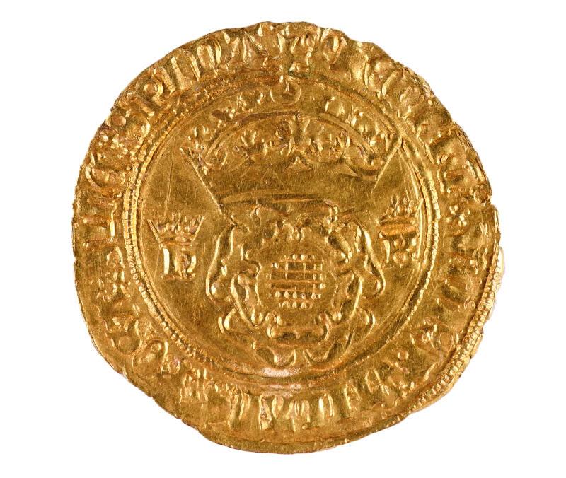 Crown of the Double Rose (Second Coinage : Henry VIII)