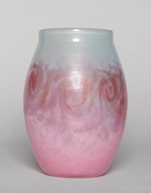 Pink And Grey Shouldered Vase