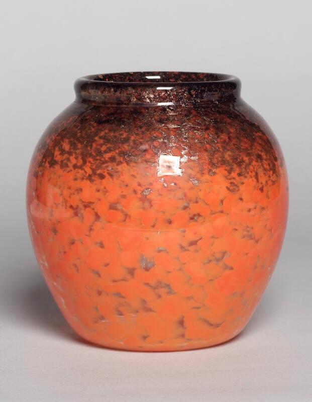 Orange And Yellow Vase