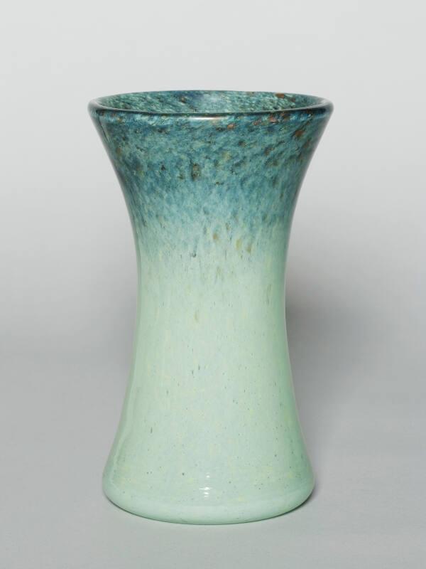 Lime Green Waisted Vase