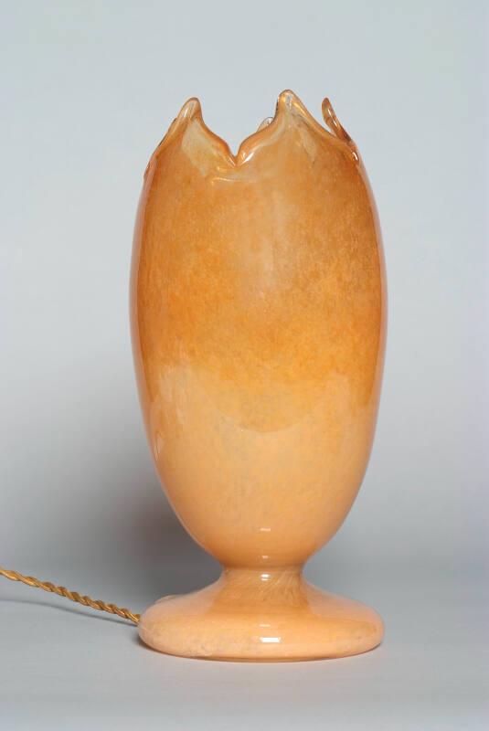 Orange Tulip Lamp