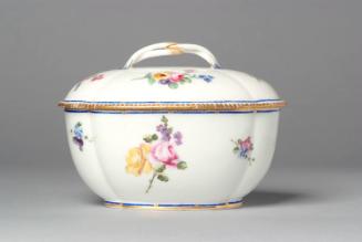 Oval Sugar Bowl and Cover