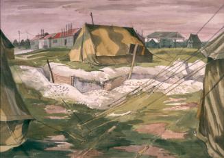 Camp on Salisbury Plain by  Ian Fleming