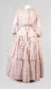 Pink Checked Cotton Wedding Dress