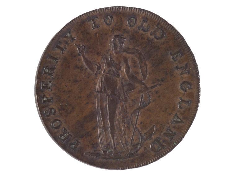 Halfpenny-size Trade/Political Token