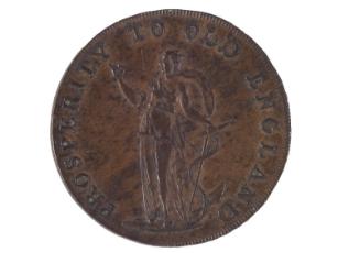 Halfpenny-size Trade/Political Token