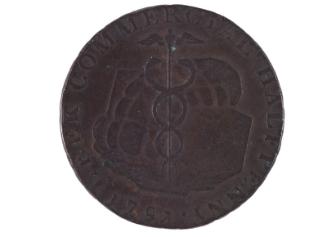 Halfpenny Trade Token (Leek)