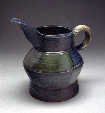 Saltglaze large jug by Jane Hamlyn