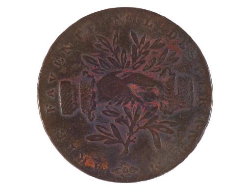 Halfpenny Trade Token (Leek)