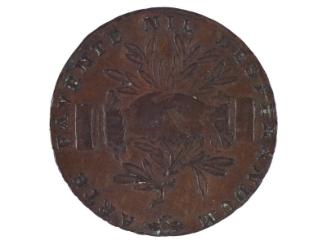 Halfpenny Trade Token (Leek)