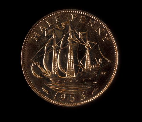 Halfpenny (First Issue : Elizabeth II)