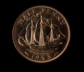 Halfpenny (First Issue : Elizabeth II)