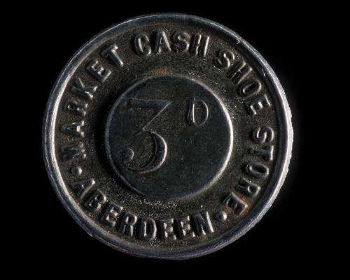 Threepenny Retail Token (Aberdeen)