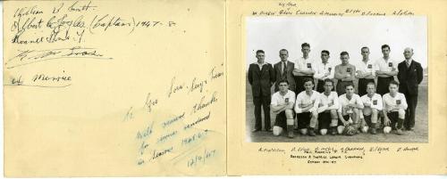 Black and white photograph Showing Hall Russell's 'a' Football Club, Aberdeen & District League…