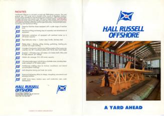 Brochure Advertising The Hall Russell Shipyard's Offshore Services