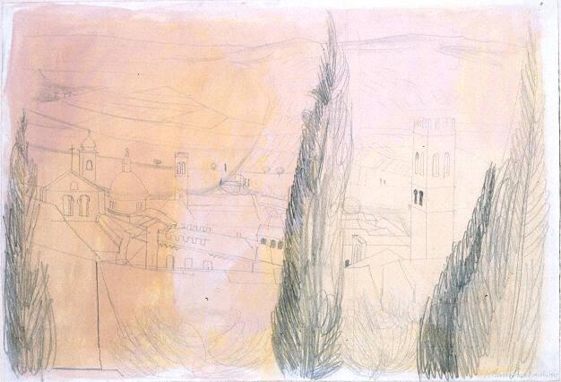 Assisi, Evening by Wilhelmina Barns-Graham