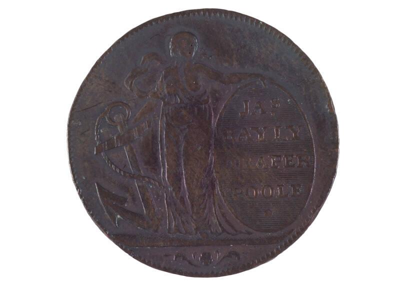 Halfpenny Trade Token (Poole)