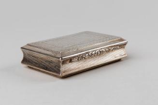 Silver Snuff Box Presented to Capt. Peter Cadenhead 1844