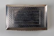 Silver Snuff Box Presented to Capt. Peter Cadenhead 1844