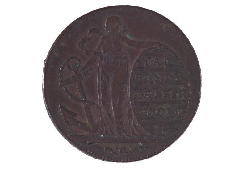 Halfpenny Trade Token (Poole)