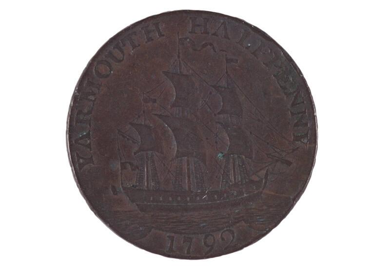 Halfpenny Trade Token (Yarmouth)