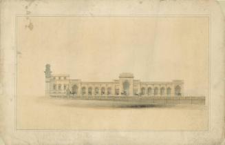 Plan Of Proposed Station Building