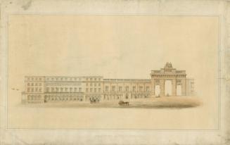 Plan Of Proposed Station Building