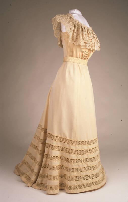 Cream Evening Dress