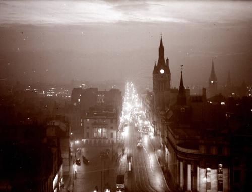 Photograph looking down Union Street from the citadel - East end