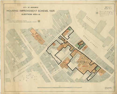 City of Aberdeen Housing Improvement Scheme, 1925: Guestrow Area