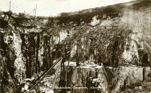 Postcard of Rubislaw Quarry