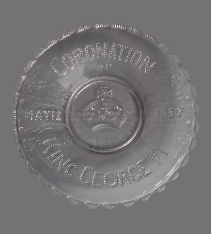 Commemorative Glass Plate(George VI)