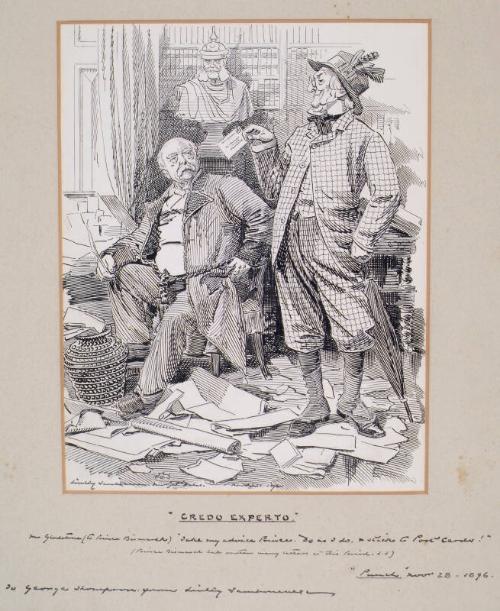 Credo Experto - Cartoon for "Punch" (28 November 1896)